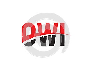 OWI Letter Initial Logo Design Vector Illustration