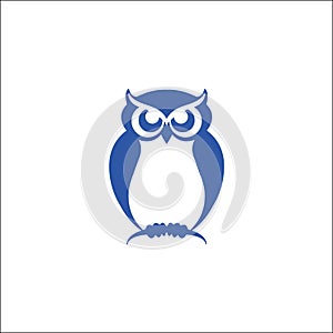 Owl bird logo designs vector