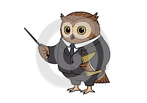 Owl teacher clipart