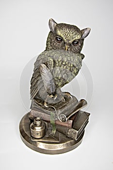 Owl Figure, figurine, statue, wisdom symbol