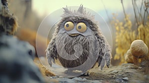 Tundra A Felt Stop-motion Monster In Cinema4d photo