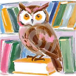 An Owl The Master Of Knowledge