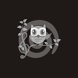 Owl and music