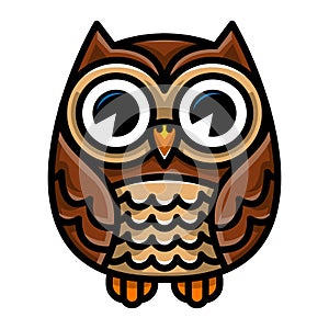 Owl vector cartoon