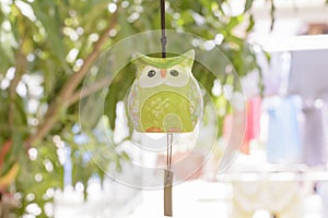 Owls mobile wind chime