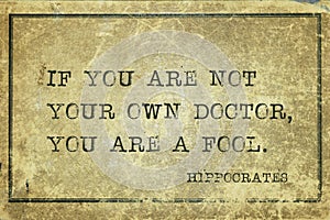 Own doctor Hippocrates