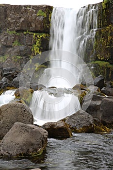 Oxararfoss Waterfall