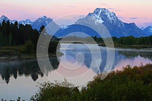 Oxbow Bend at the Grand Tetons
