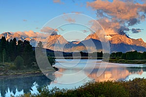 Oxbow Bend at the Grand Tetons