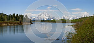 Oxbow Bend Panorama Spring