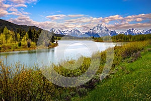 Oxbow Bend of the Snake River in Grand Teton National Park, Wyoming
