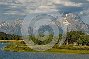 Oxbow Bend in the summer