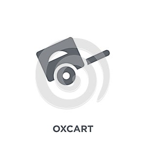 oxcart icon from Transportation collection.