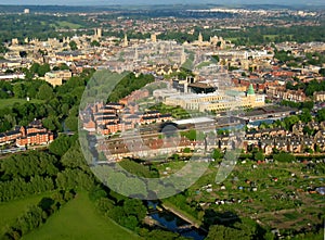 Oxford from the air