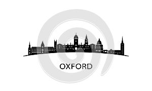 Oxford city skyline.