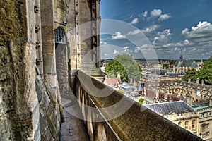 Oxford City from University Church of St Marys Tower