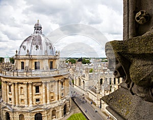 Oxford in cloudy day