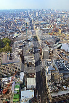 Oxford Street High Angle View photo
