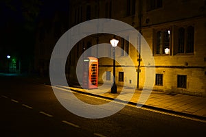 Oxford street scenery at night