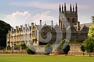 Oxford University College buildings