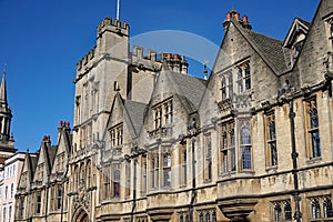Oxford University, the facade of Brasenose College