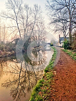 Oxfordshire Canal Near Thrupp