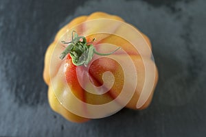 An oxheart tomato