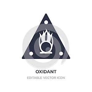 oxidant icon on white background. Simple element illustration from General concept photo