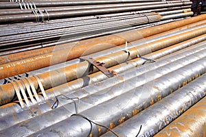 Oxidation rust steel pipe