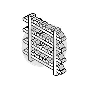 oxidation tea isometric icon vector illustration