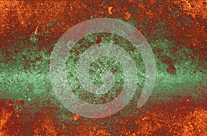 Oxidized copper conceptual pattern surface abstract texture background