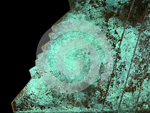 Oxidized copper jewellery