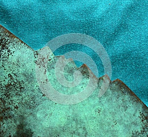 Oxidized copper texture