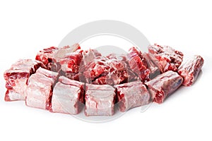 Oxtail isolated on a white background