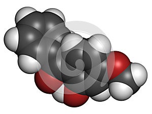 Oxybenzone sunscreen molecule
