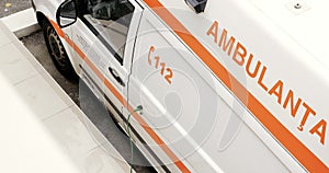 Oxygen ambulance first service car 112 charging