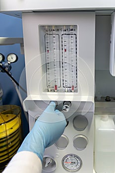 Oxygen anesthesia machine