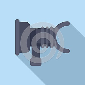 Oxygen dive tool icon flat vector. Scuba adventure