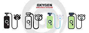 Oxygen icon set with different styles