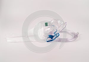 Oxygen mask with tank for adults / children, sterile, tube length 200 cm