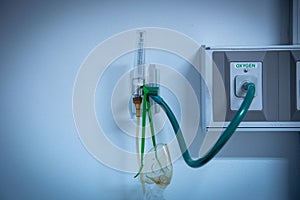 Oxygen pipe in hospital