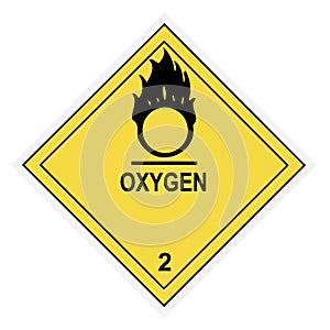 Oxygen Warning Label