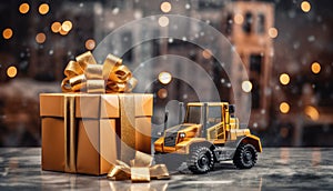 oy Bulldozer by Golden Gift Boxes