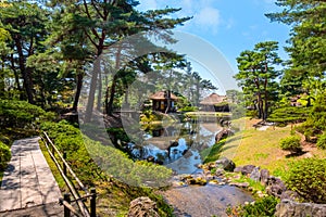 Oyakuen medicinal herb garden in Aizuwakamatsu, Fukushima, Japan