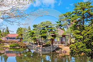 Oyakuen medicinal herb garden in Aizuwakamatsu, Fukushima, Japan