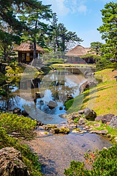 Oyakuen medicinal herb garden in Aizuwakamatsu, Fukushima, Japan