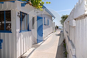 Oyster hut at Cap Ferret Arcachon in France