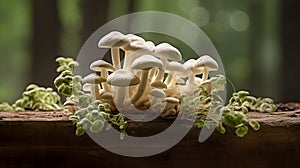 Oyster Mushrooms grow by themselves