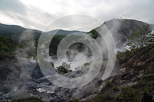 Oyunuma, Jigokudani Hell Valley, Noboribetsu, Japan