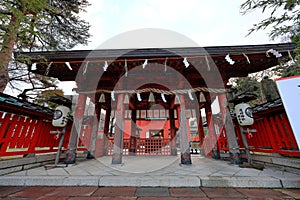 Ozaki Shrine situated at Marunouchi, Kanazawa,